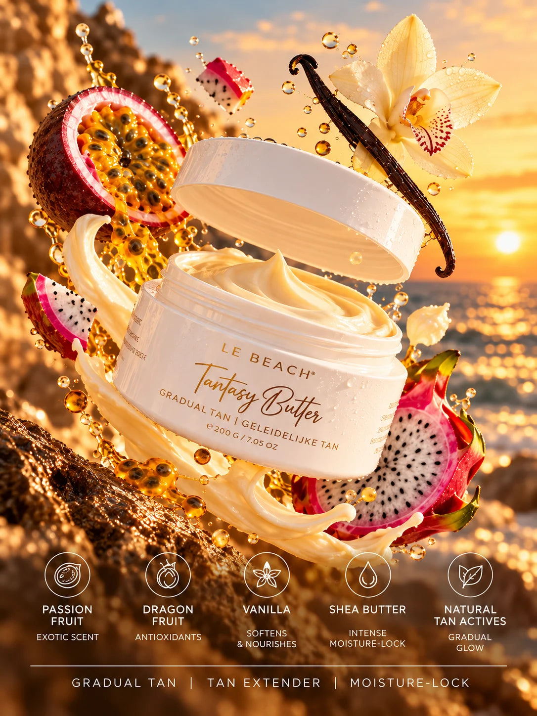 Tantasy Butter - FACE & BODY GRADUAL TAN & TAN EXTENDER